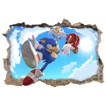 Vinilos y pegatinas 3d videojuego sonic